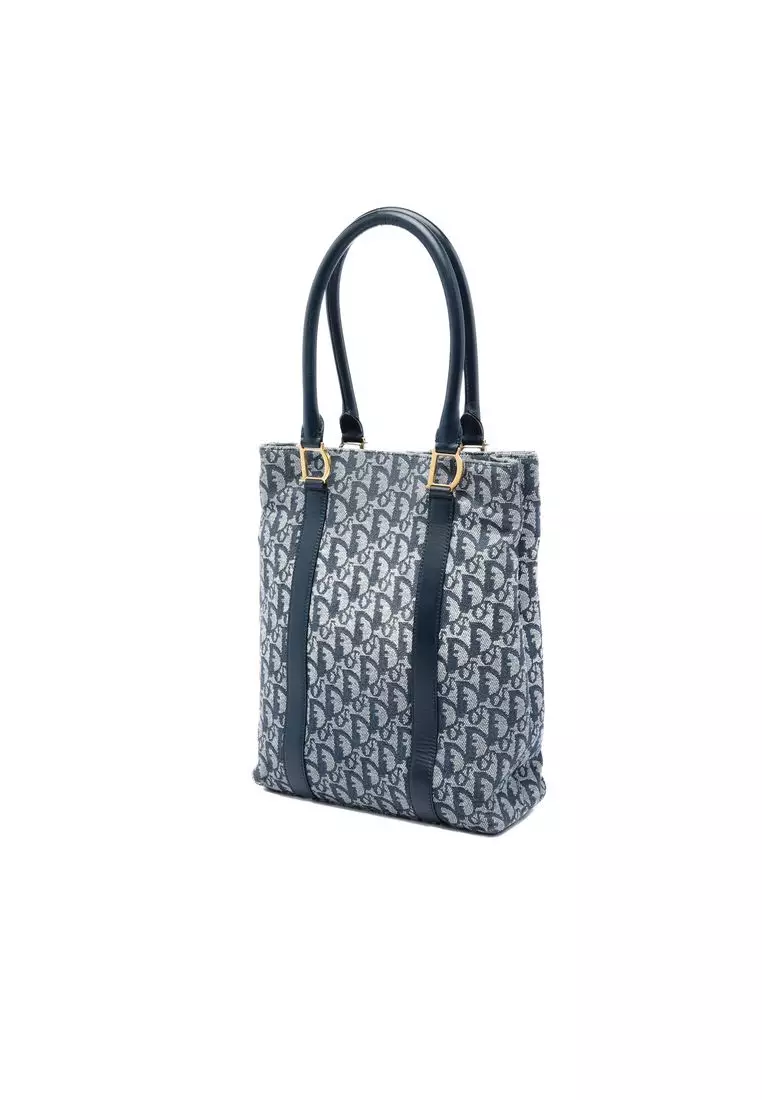 Pre-Loved Dior Diorissimo Trotter Canvas Tote