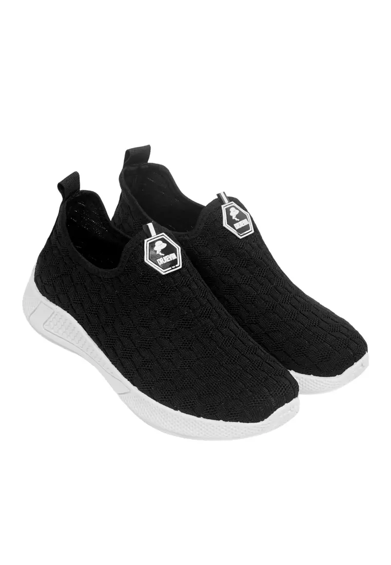Dr. Kevin Sepatu Olahraga Wanita Sneakers Flyknit Slip On 589-062