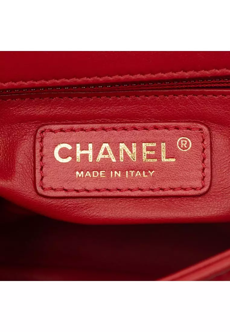 Pre-Loved Chanel Small Lambskin Easy Carry Flap