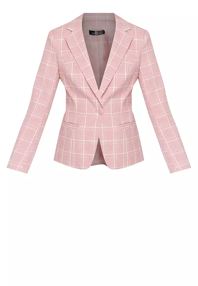 Checkered Blazer