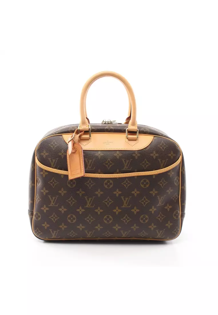 Louis+Vuitton+Bowling+Vanity+Brown+Leather+Monogram for sale