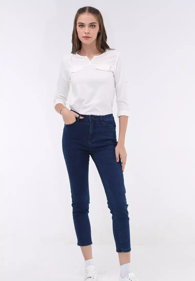 Denim Slim Fit Femme Jeans