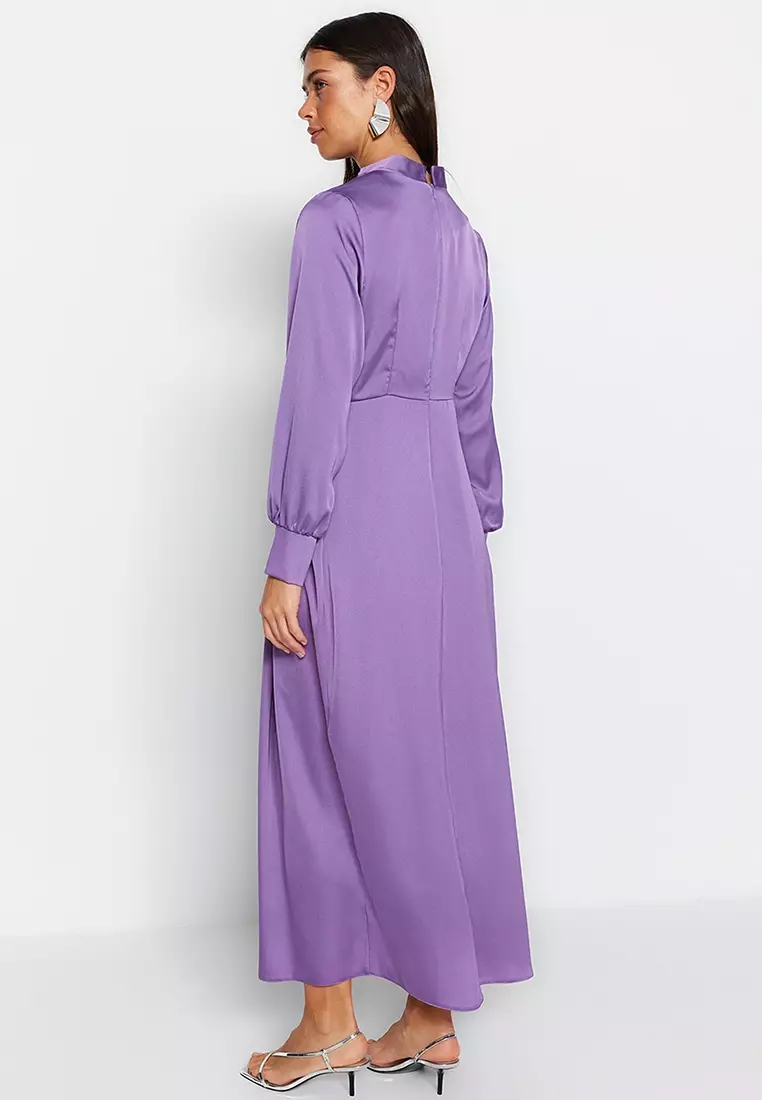 MODEST Mock Neck Maxi Dress