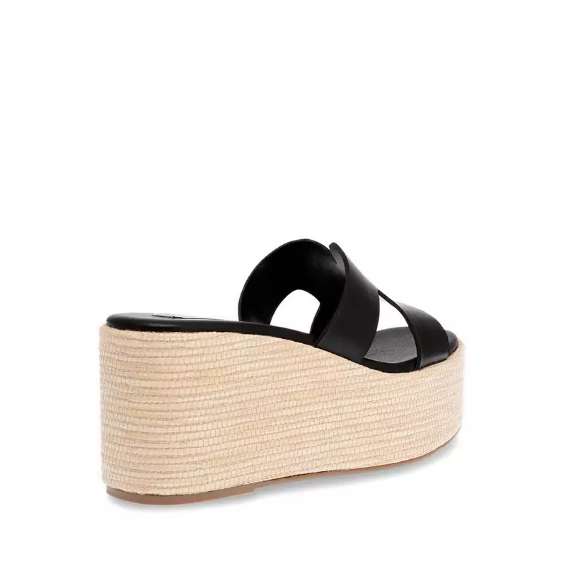 Steve Madden SUMMERSET Women's Wedges- Black