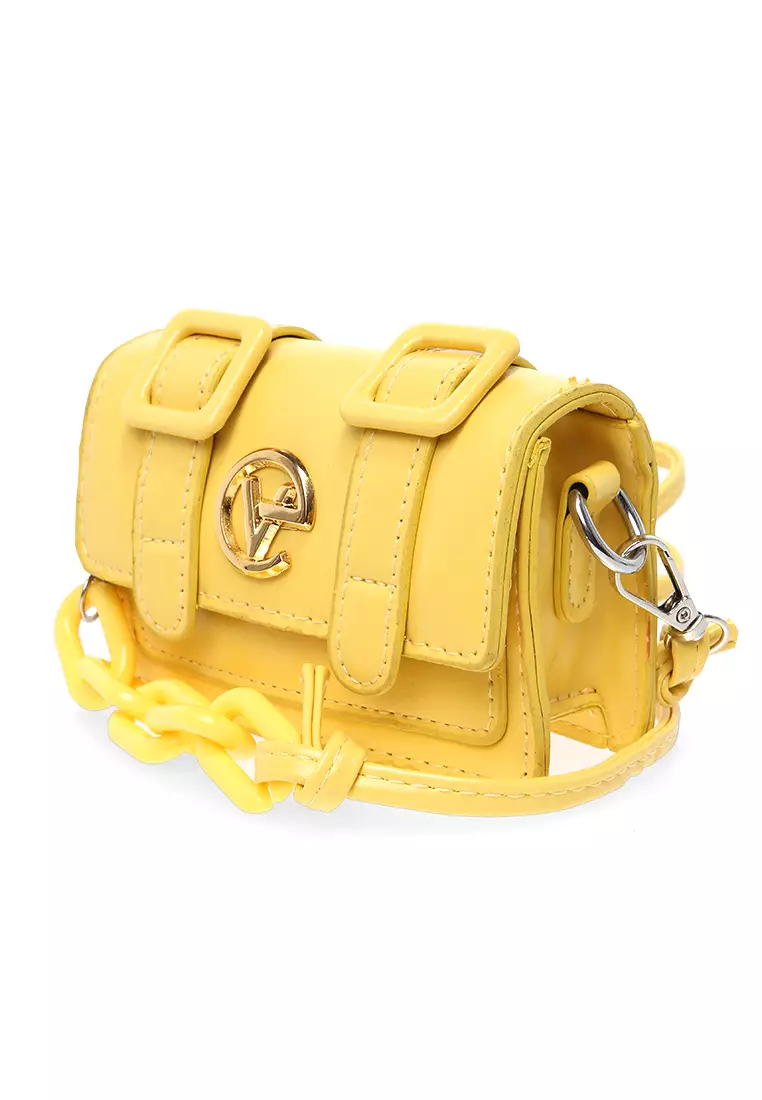 Tas Slempang Cute Design Simple Slingbags Wanita Premium Quality - Yellow