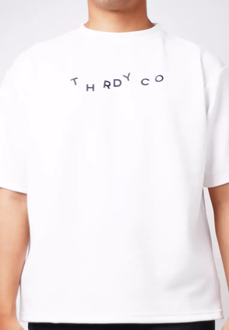 MTK74 Kaos Oversize Distro Pria THRDYCO Dance Putih
