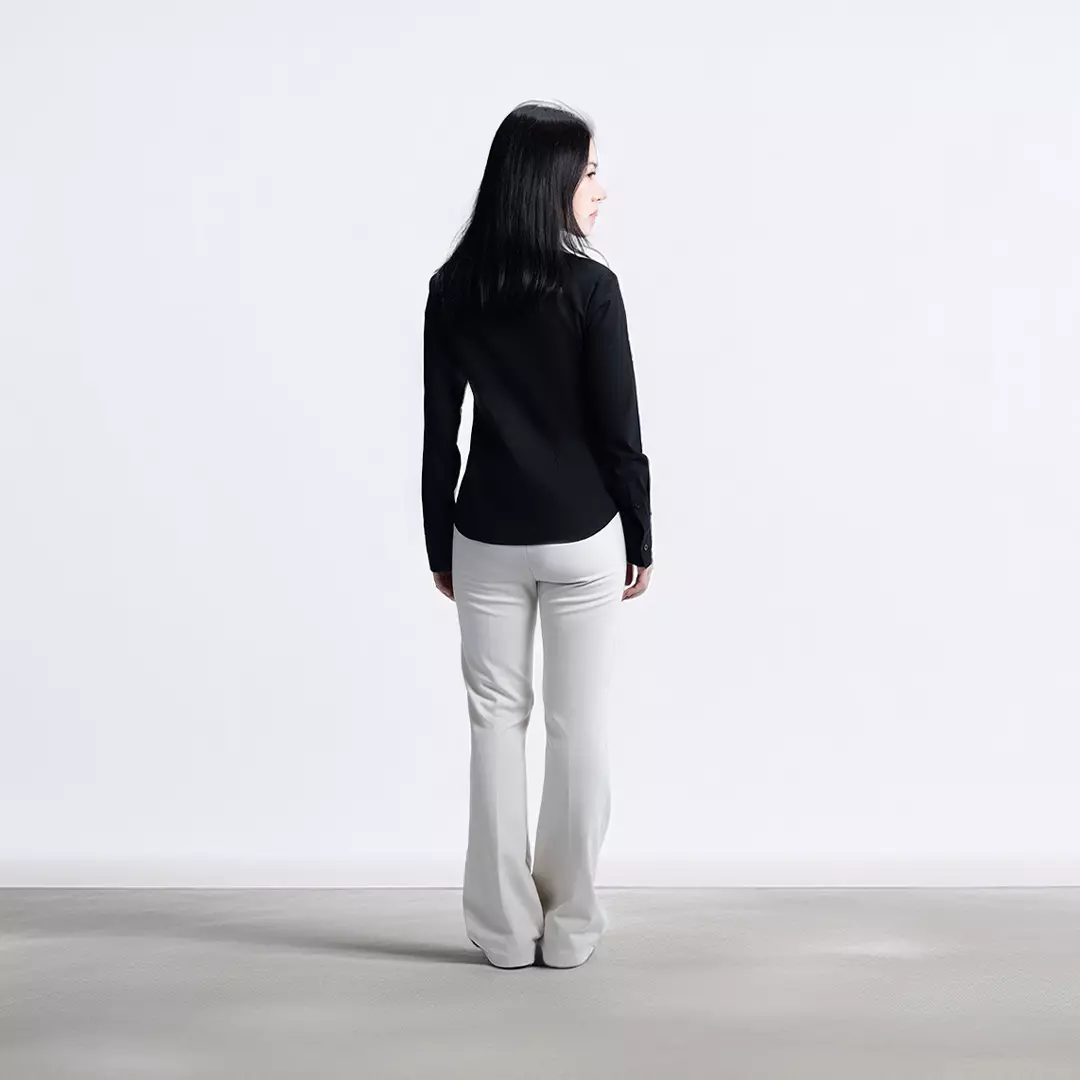 Kemeja Fitted Wanita | Basic Fitted Shirt 62002