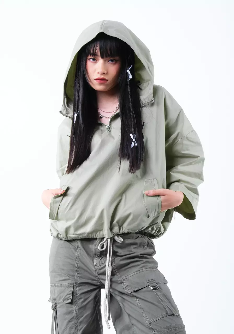 Jaket Wanita Oversize Willow Anorax Sage