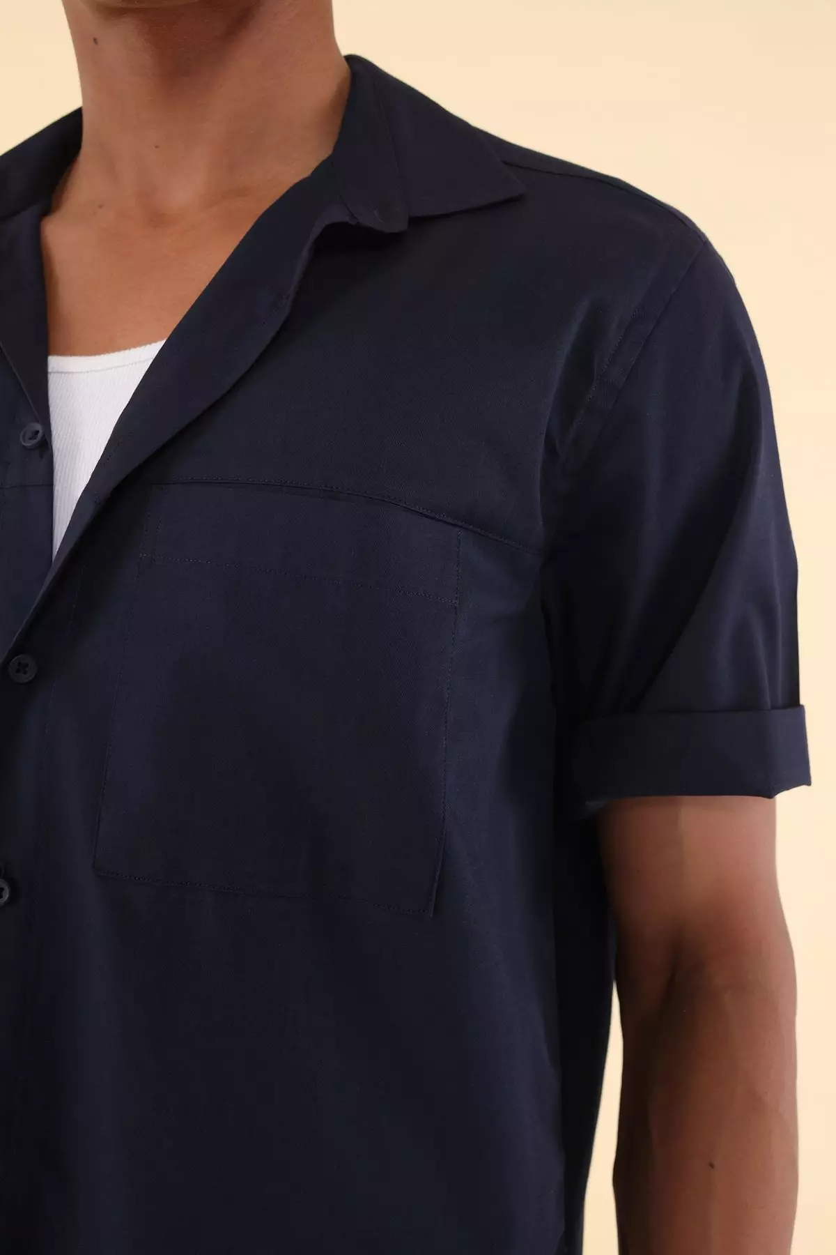 Poplin Summer Short Sleeves Shirt