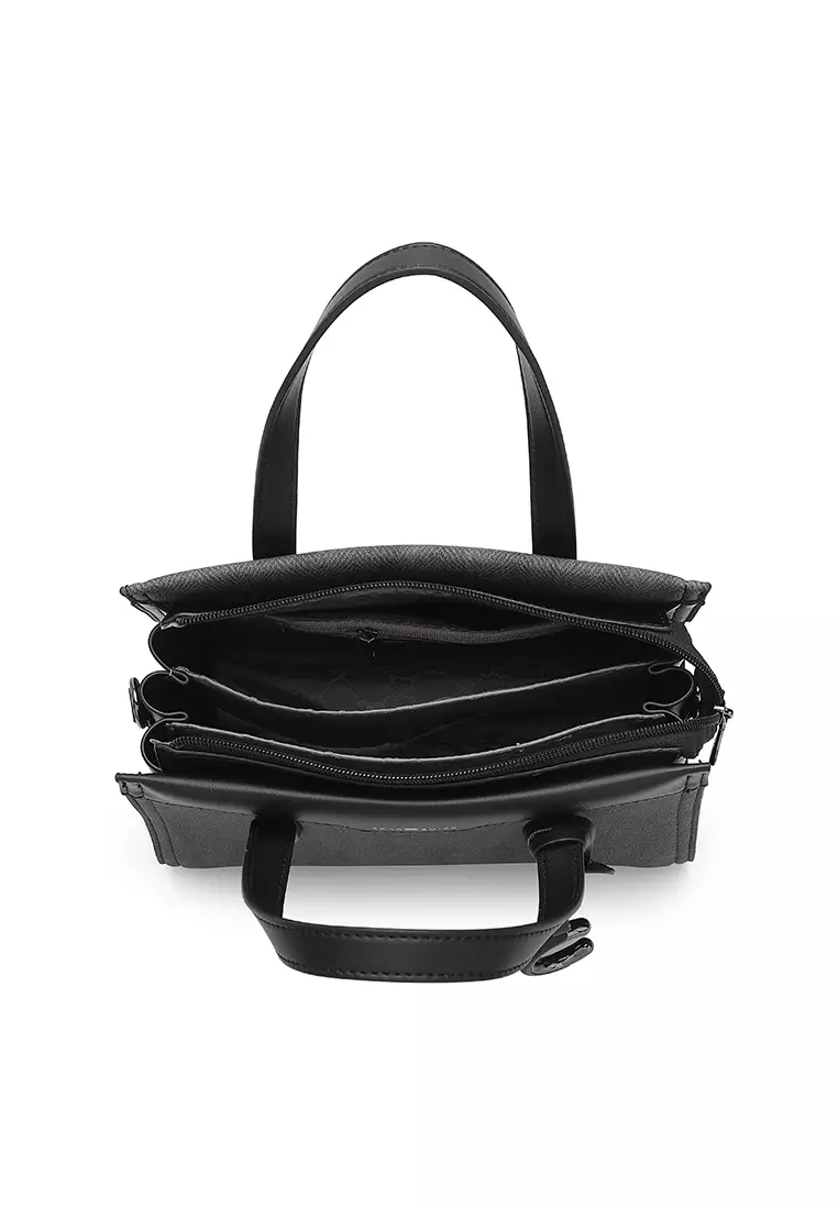 Women's Top Handle Bag / Sling Bag / Crossbody Bag / Shoulder Bag - Black