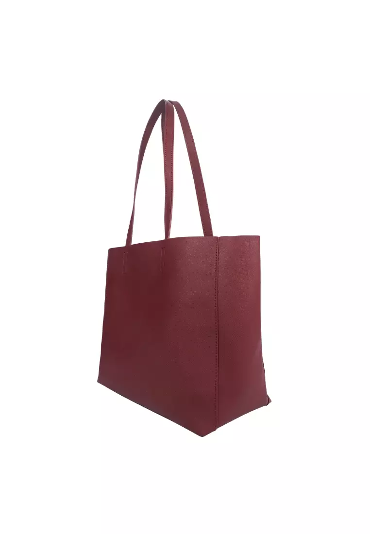 Buy THEIMPRINT SAFFIANO LEATHER TOTE BAG 2024 Online ZALORA   Theimprint 9382 8705222 2 