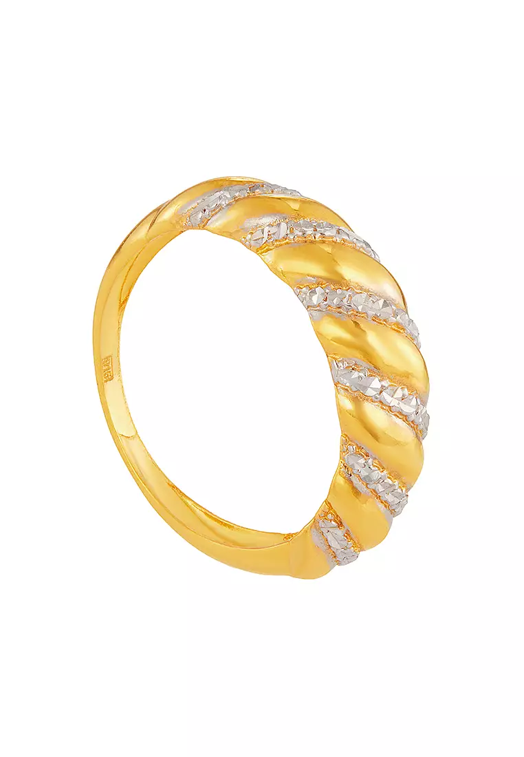 HABIB 916/22K Yellow and White Gold Ring 6200235YW