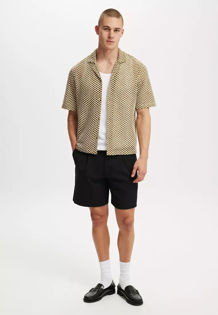 Pleated Shorts