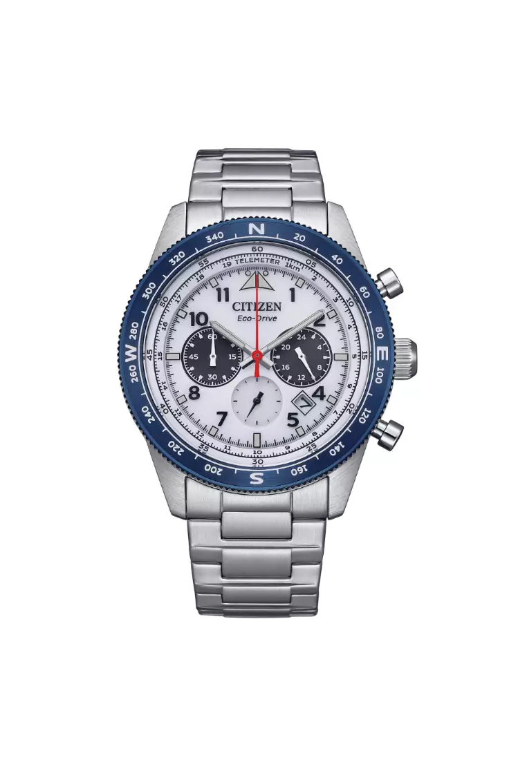 網上選購Citizen Citizen Eco-Drive Chronograph Silver Stainless