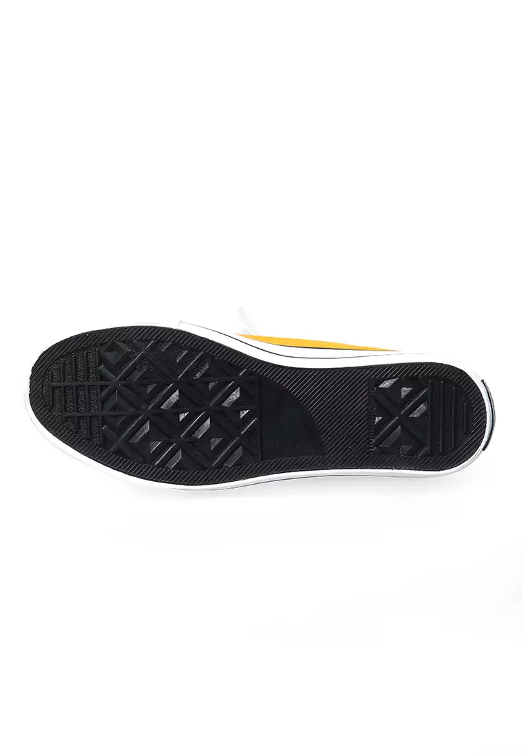 Sneakers Slip On Casual Pria Wanita Tali Ikat Comfortable - Yellow