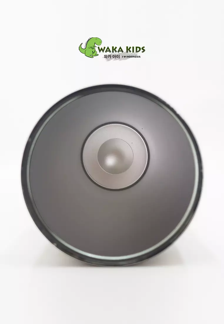 Wakakids Termos Coffee & Tea Stainless Steel Tumbler Mug Simple Polos Free Sedotan 600ml K4039 Venrc Hitam