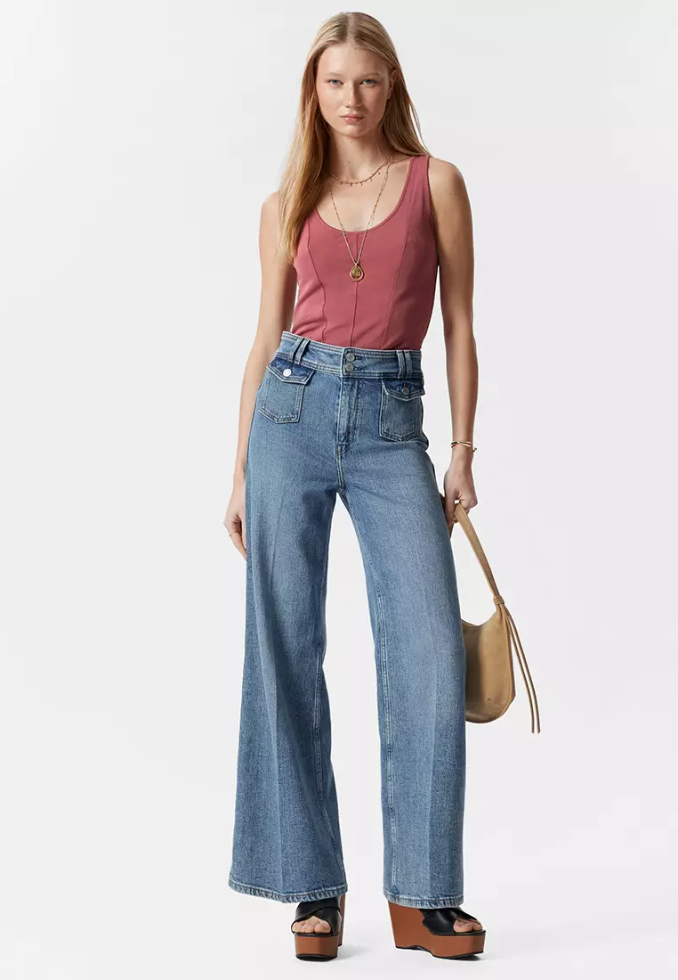 Top Stitched Tank Top