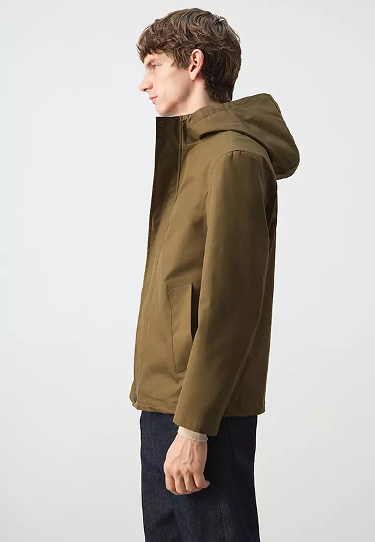 Water-Repellent Parka Jacket With Pockets