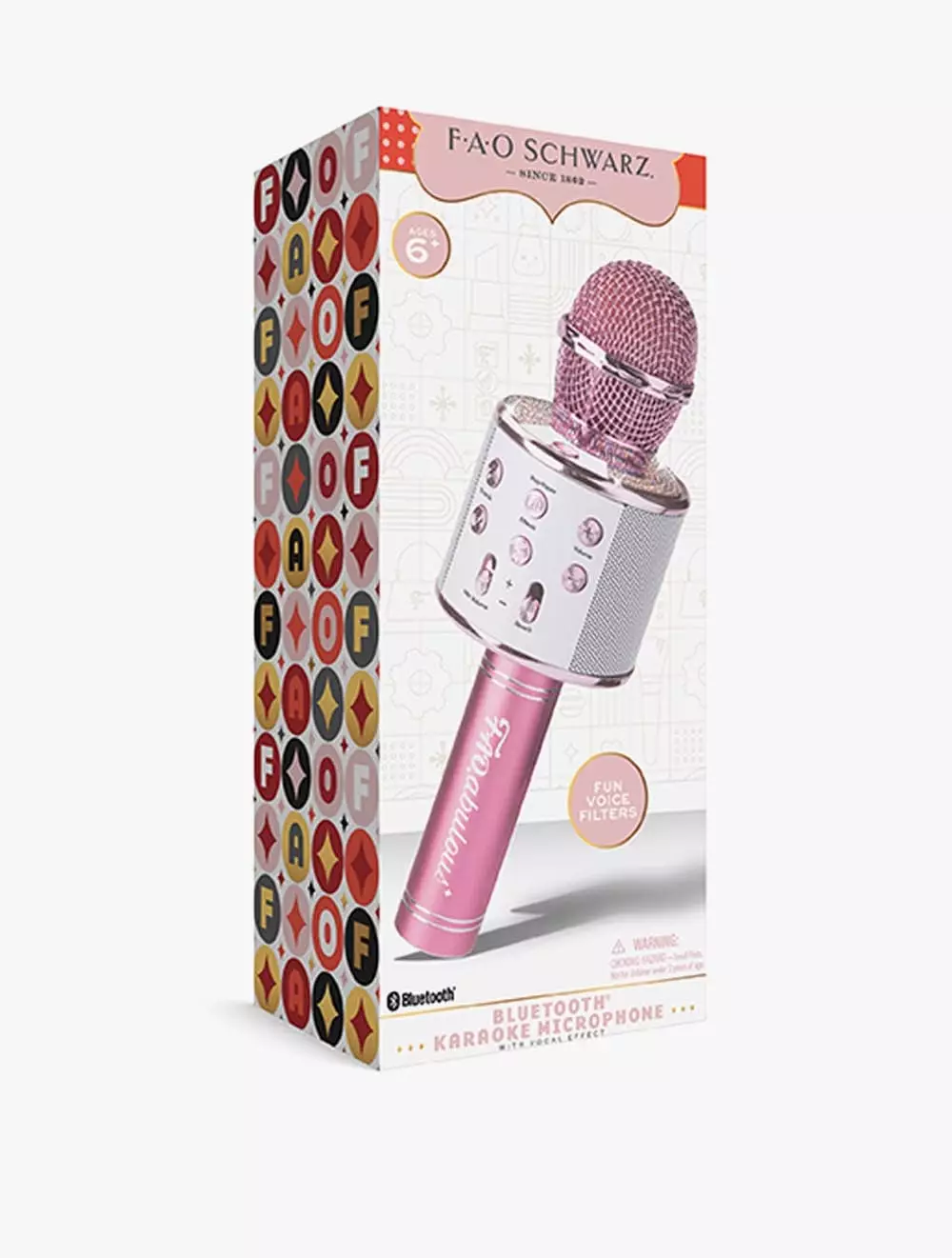 FAO Schwarz Musical Microphone Rhinestone Bluetooth Broadcaster - FSZ1103021860