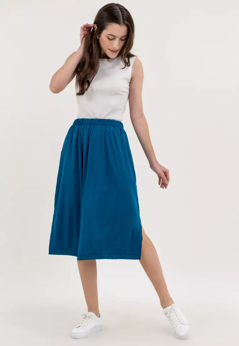 Laica Cotton Midi Skirt
