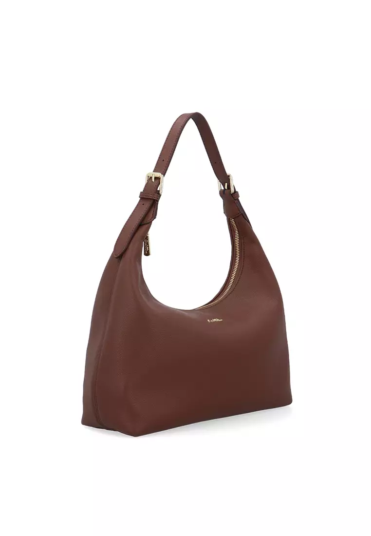Lane Structured Tote - Dark Brown