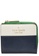 Kate Spade white and green and navy Kate Spade Staci Colorblock Small L-Zip Bifold Wallet in Verona Green Multi wlr00121 009E6AC848AE9BGS_1