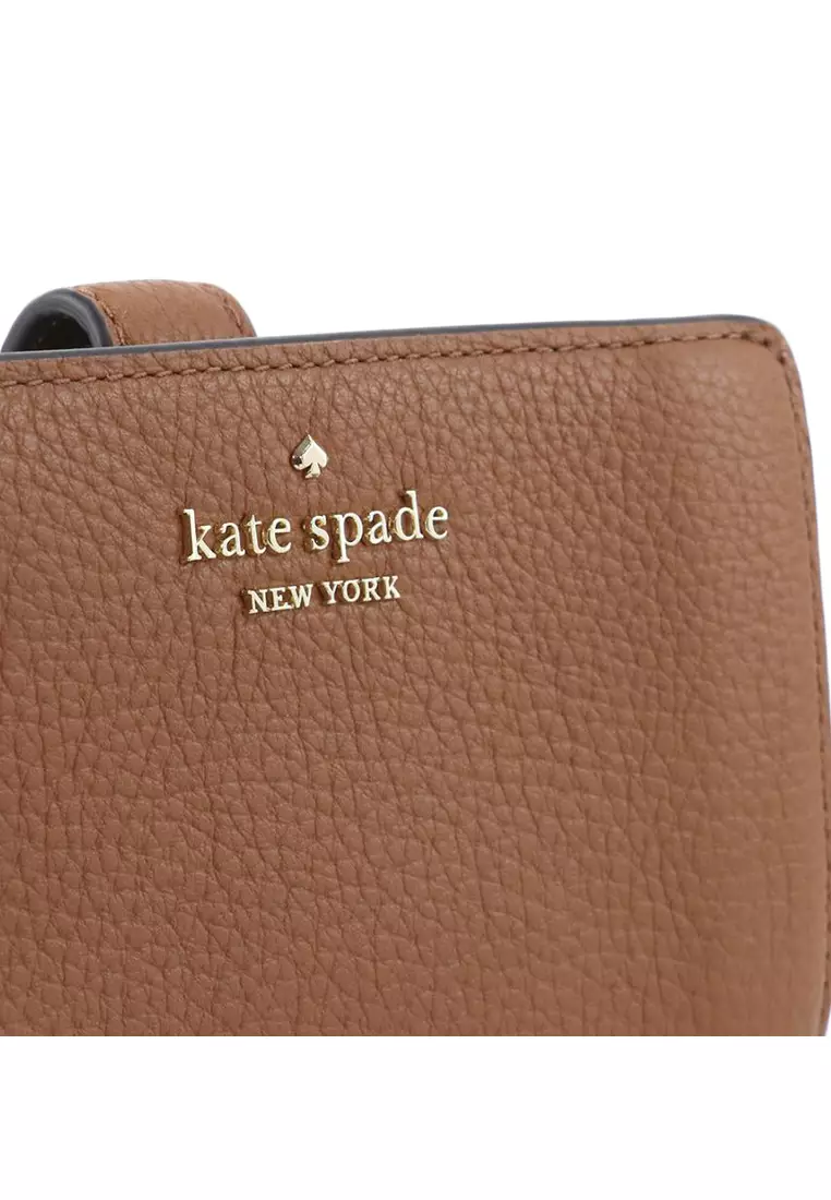 Leila Medium Compartment Bifold Wallet - Brown