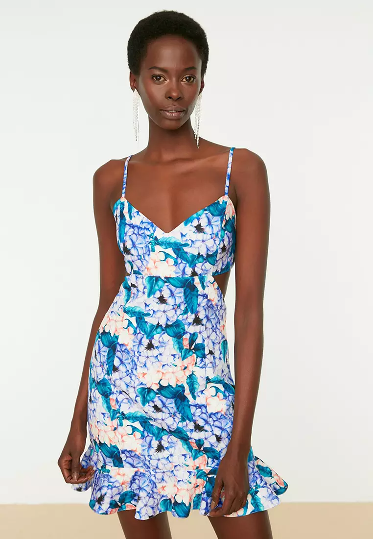 Floral short cheap dresses online