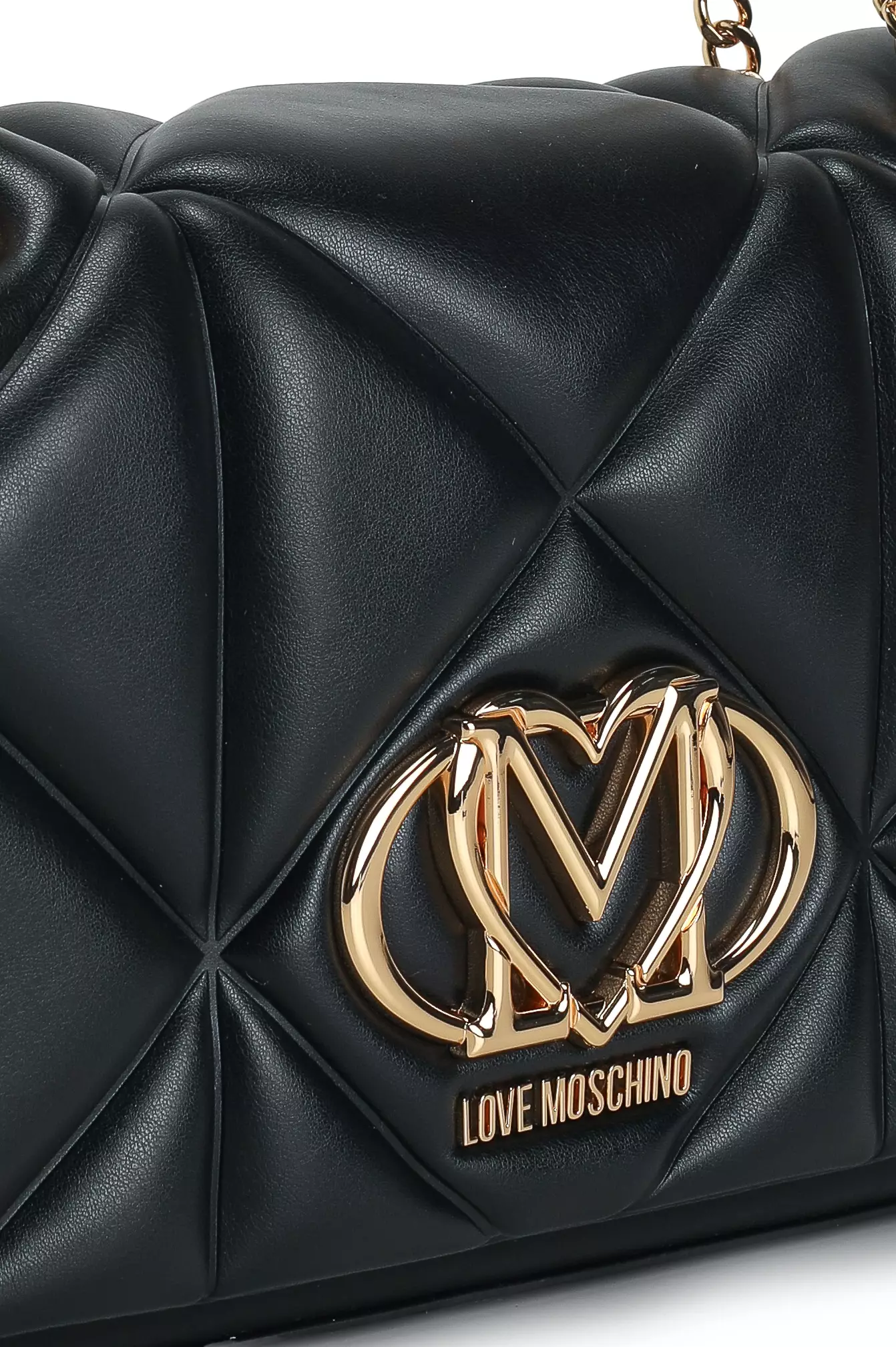 Embossed Quilted Flap Shoulder Bag (nt)