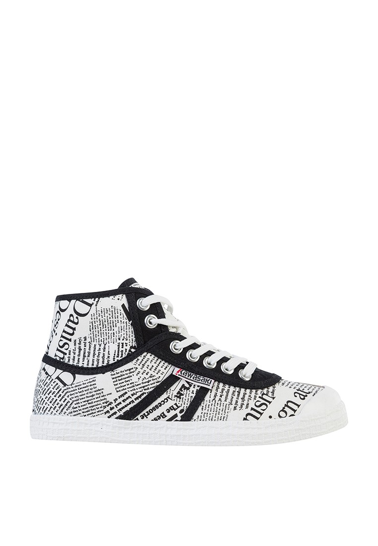 News Paper Boot Sneakers