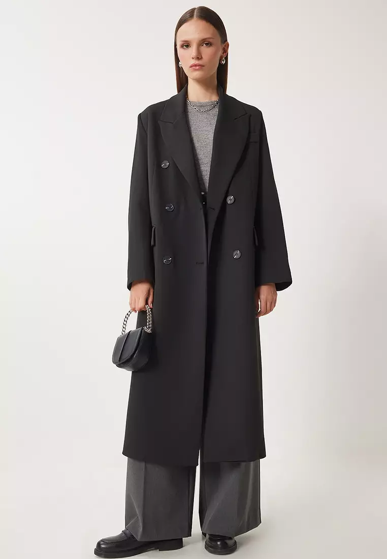 Jual Happiness Istanbul Long Trench Coat Original 2025 ZALORA