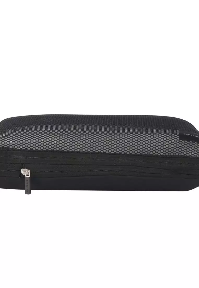 Crossing Waterproof Ripstop Nylon Compression Packing Cube M - Black