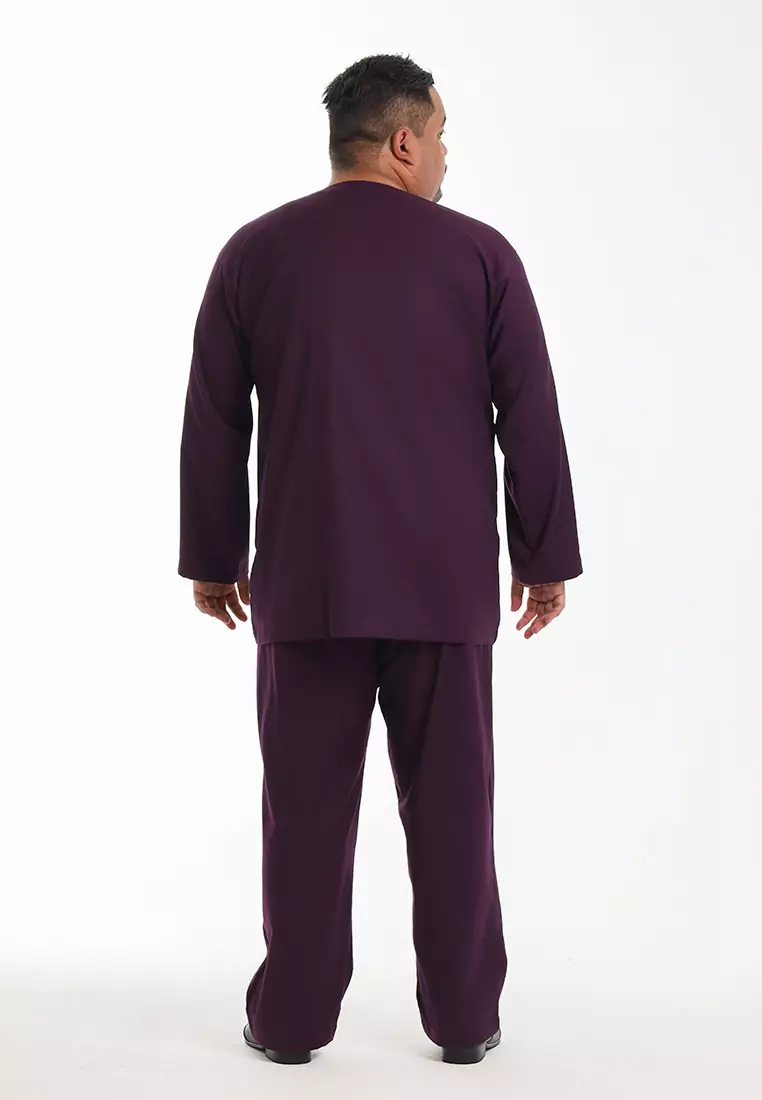 Alain Delon Baju Melayu Teluk Belanga Dewasa - 19026003-29DarkPurple