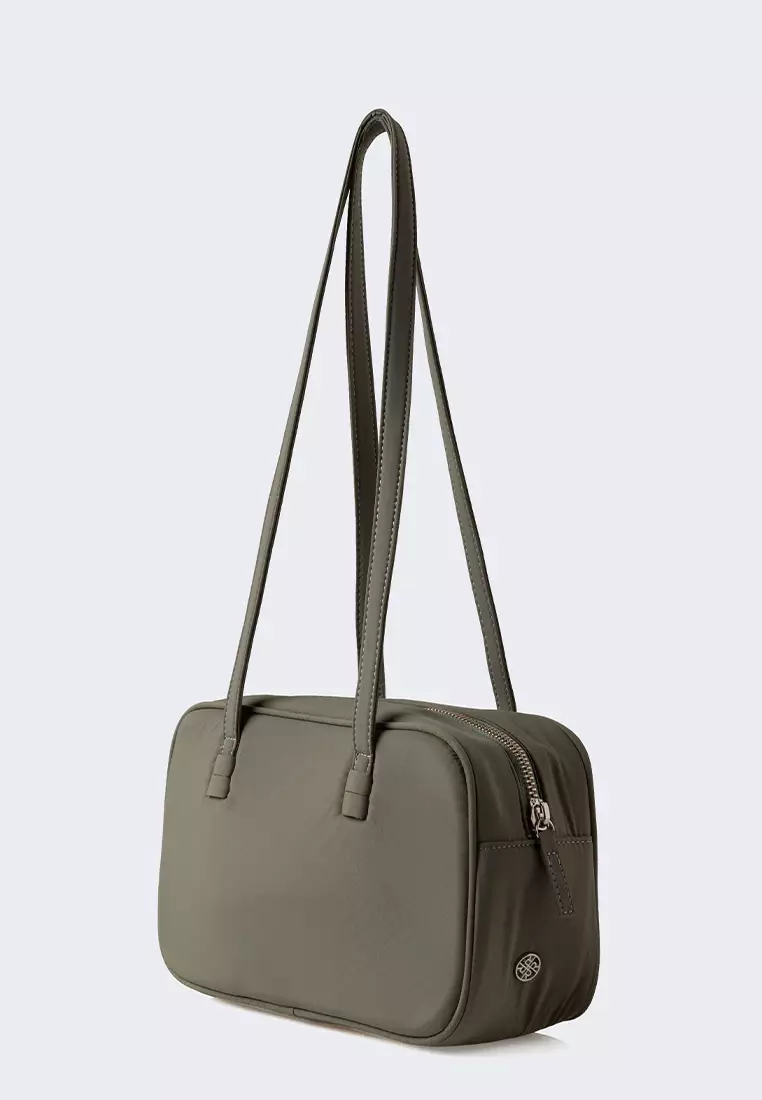 Ria Miranda Army Green Duna Nylon Bag