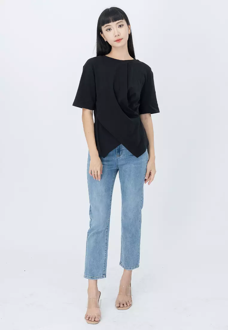 简约百搭棉质上衣