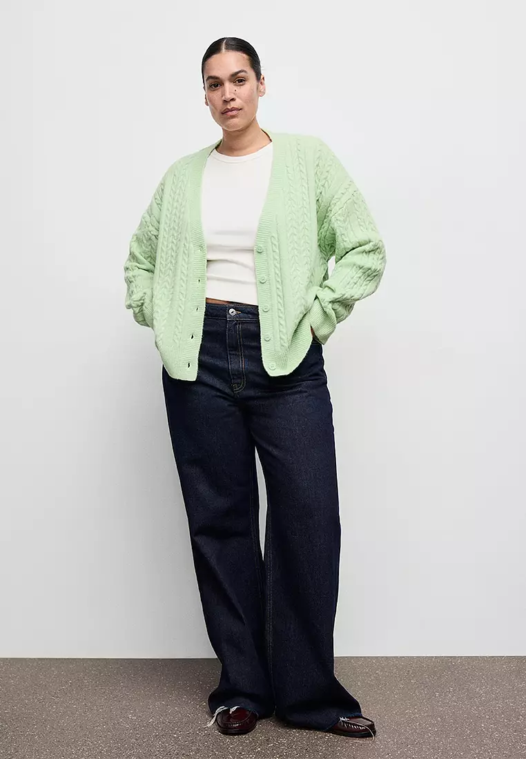 Knitted Braided Cardigan