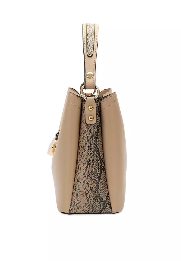 Top Handle Bag / Sling Bag / Crossbody Bag - Brown