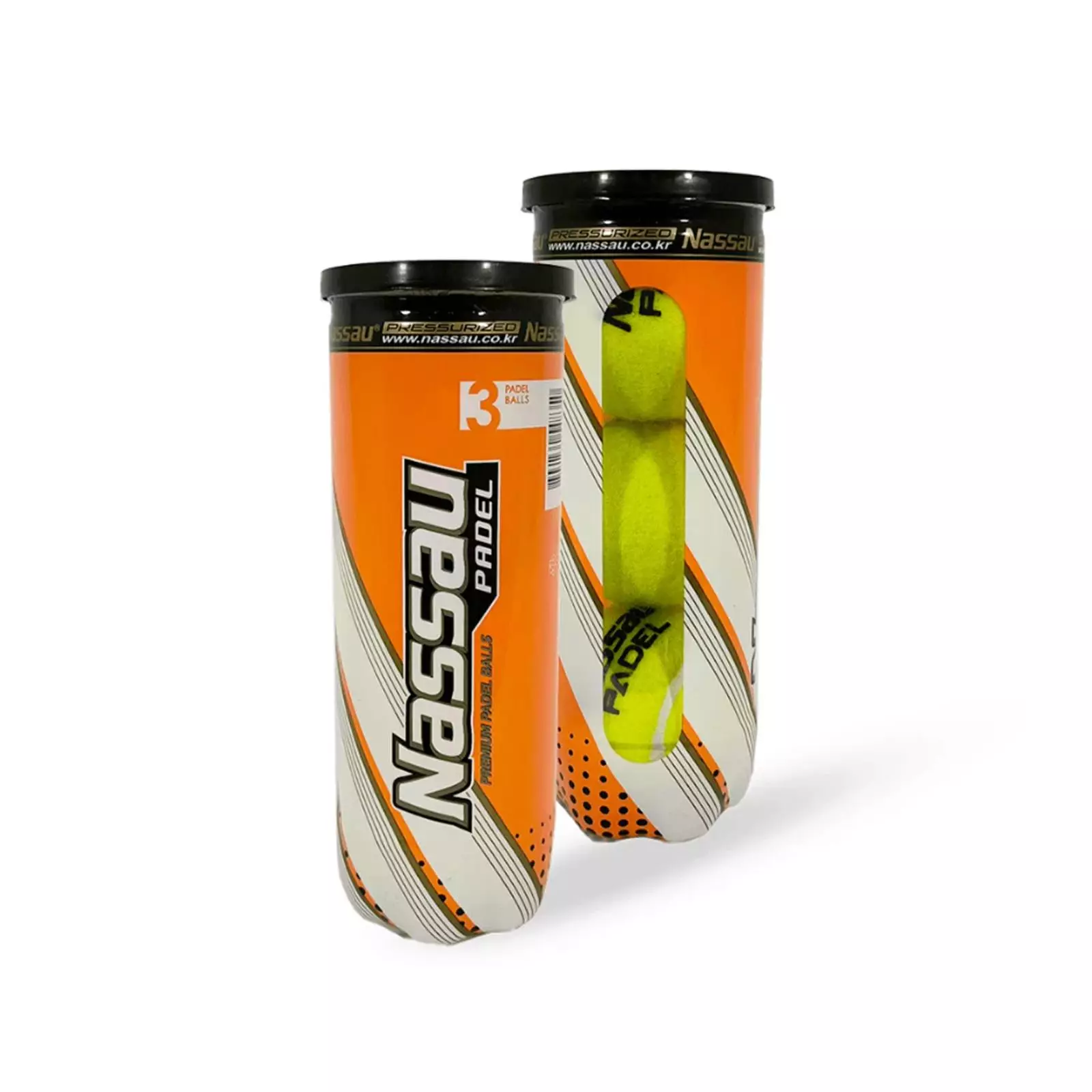 Bola Padel NASSAU Padel Balls PREMIUM Isi 3