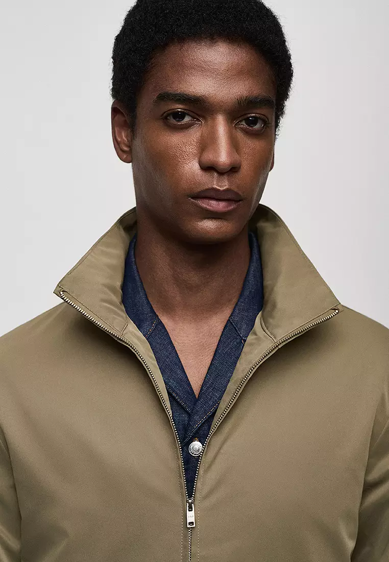 Water-Repellent Jacket With Zip