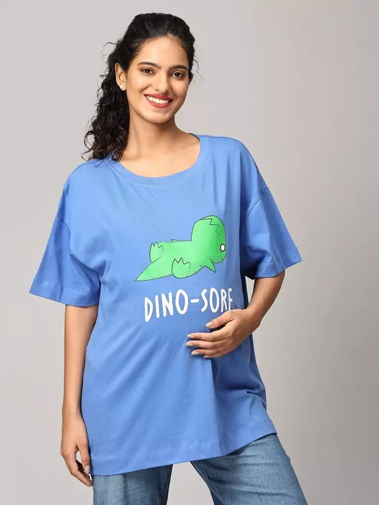 Dino Sore Oversized Mumma T-shirt