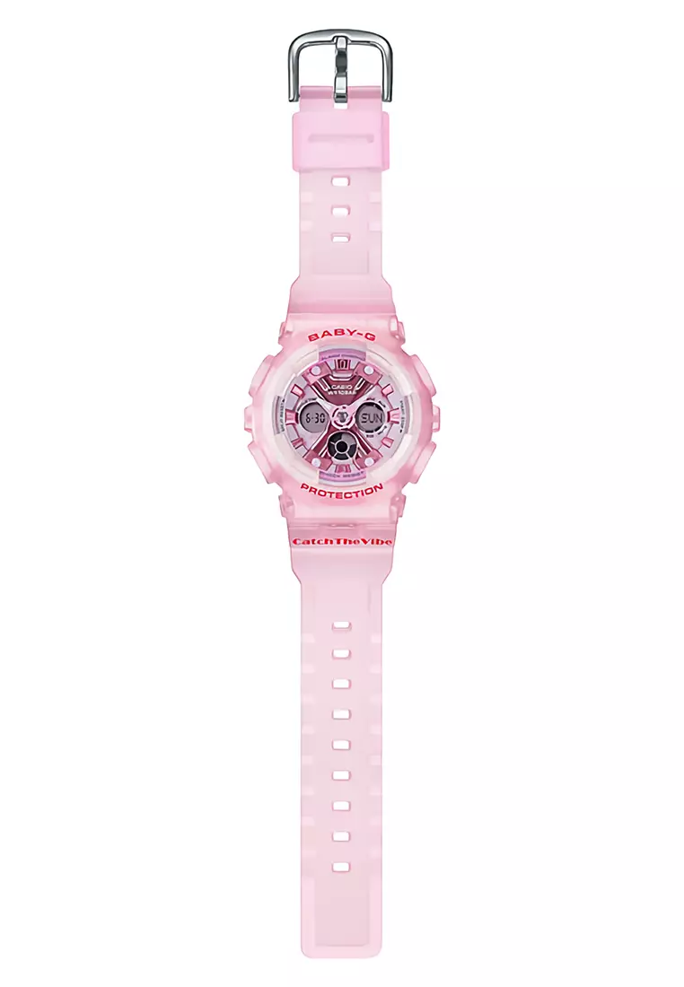 Casio Baby-G - Jam Tangan Wanita - Pink - Resin Strap - BA-130CV-4A