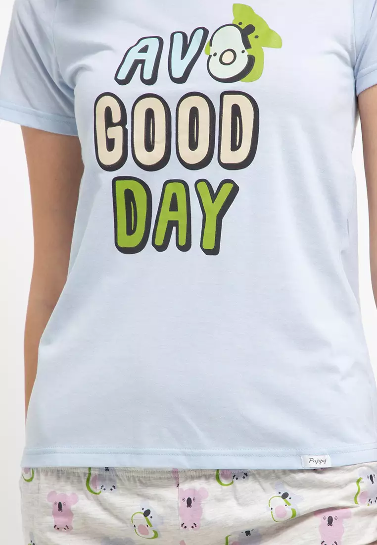 Pyjama Pijama Short Sleeve Short Pants Sleepwear