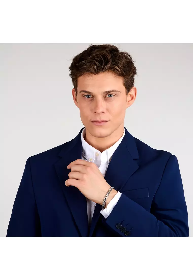 MASERATI Jewels 215mm Men's Stainless Steel Bracelet, Red-Green+Blue, JM225AVD88 (Adjustable)