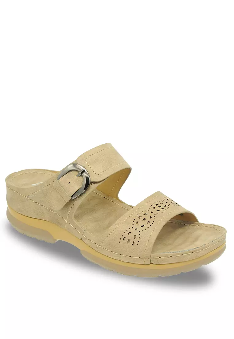 Louis Cupper Double Strap Sandals