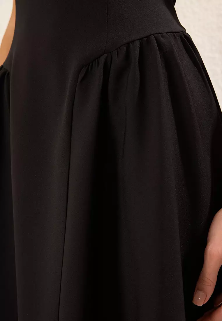 Open Back Midi Dress