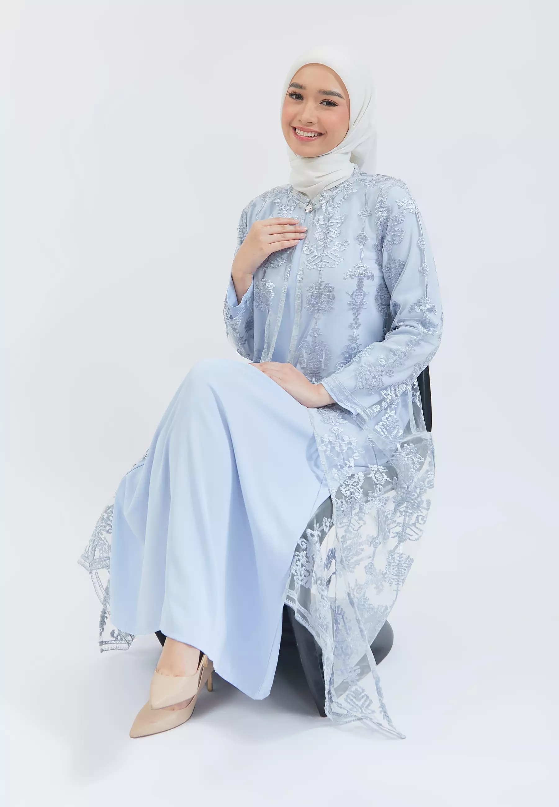 Kaira Blue Two Set Dress (G.42154)