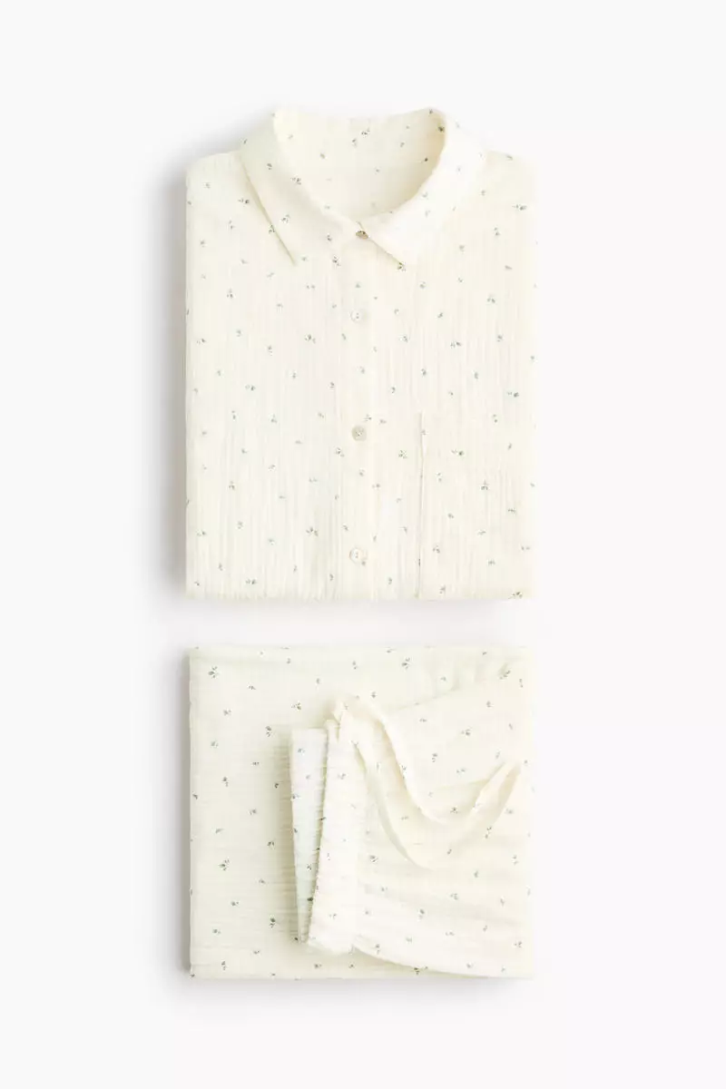 Cotton muslin pyjamas