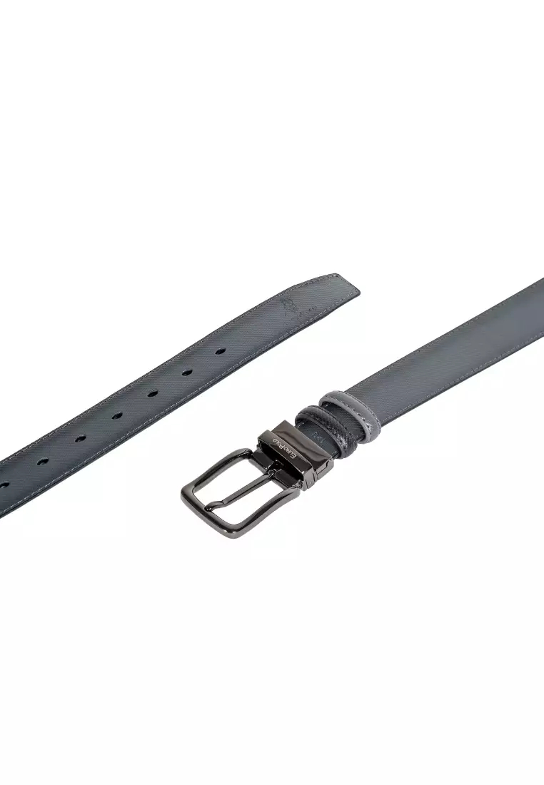 Reversible Spin Buckle Belt Business Casual Strap Belt Tali Pinggang Lelaki - EBL 2512