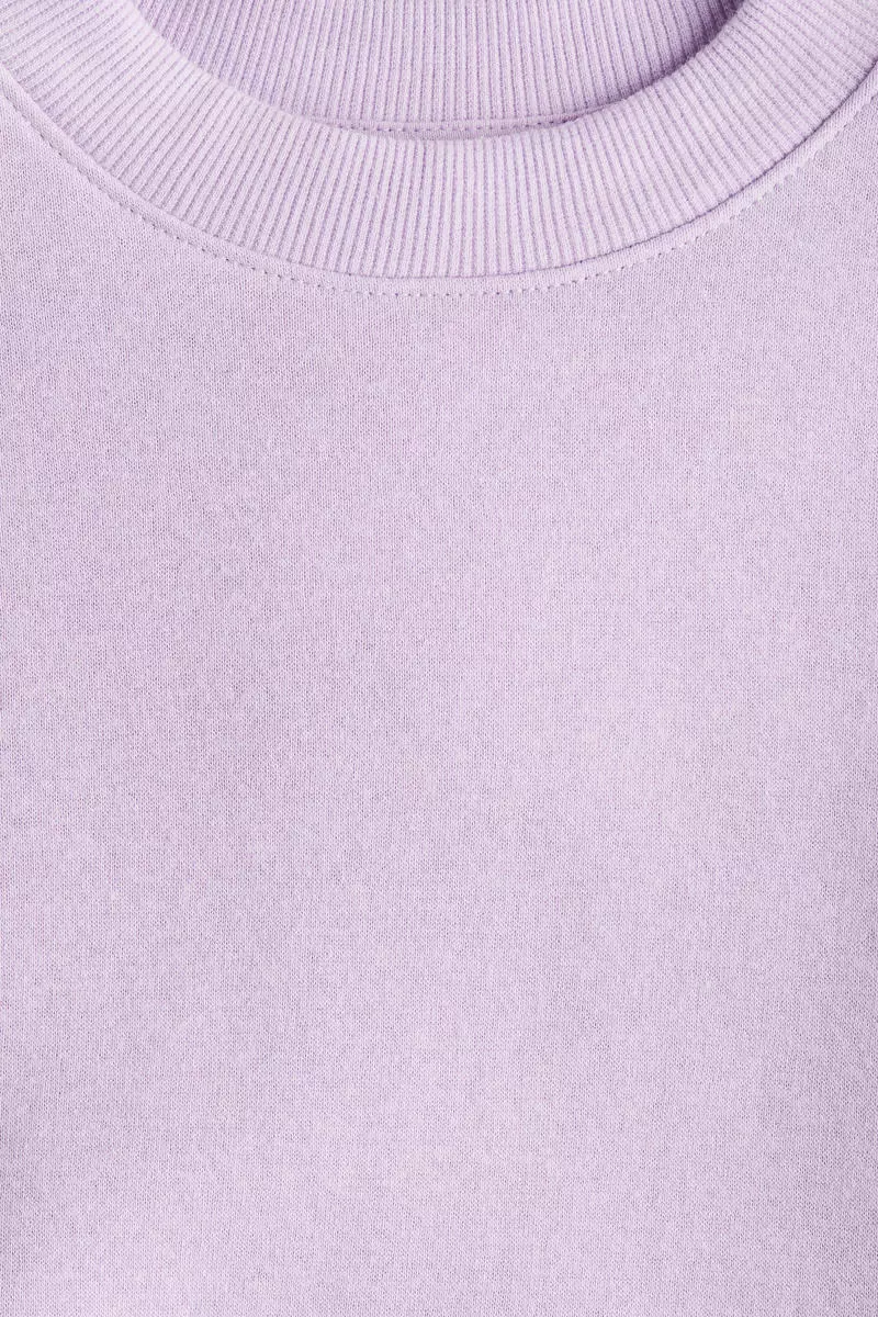 Oversized brushed-inside sweatshirt