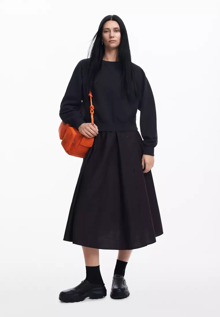 Desigual Woman Combined plain dress